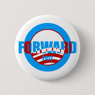 door:v. 2012 obama ronde button 5,7 cm