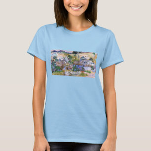 Door Vincent van Gogh geplakte Roof Cottages van H T-shirt