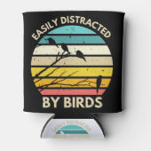 Door vogels gemakkelijk verstoorde vogels blikjeskoeler (Voorkant)