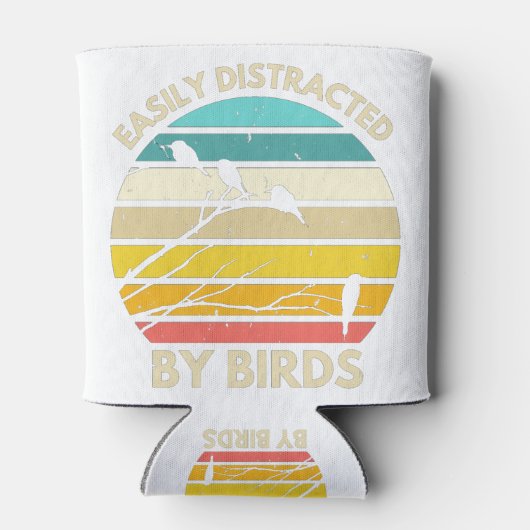 Door vogels gemakkelijk verstoorde vogels blikjeskoeler (Achterkant)