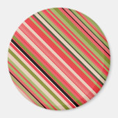 Door watermeloenen geïnspireerde strips magneet (Voorkant)