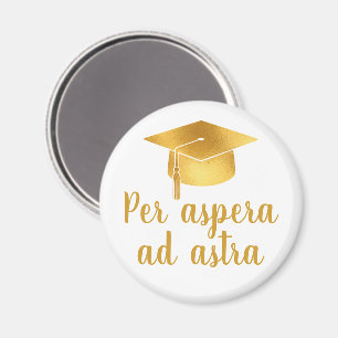 Door weerstand heen naar de sterren Latin Quote Mu Magneet