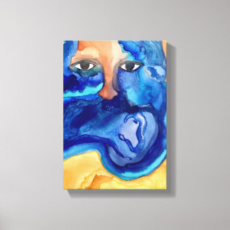 "Door Zijn Ogen" Canvas Print Melanie Allison |