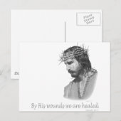 Door zijn wond zijn we genezen briefkaart (Voorkant / Achterkant)