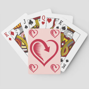 Doorboorde Hart - Speelkaarten