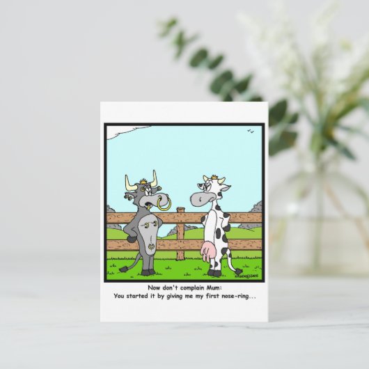 Doorboren Briefkaart (Staand voorkant)