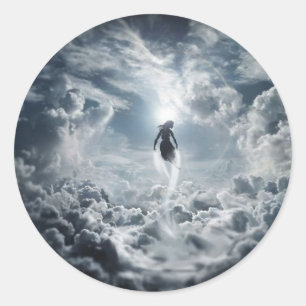 Doorboren de sluier sticker