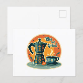 Doorborrelende Herinneringen: Oude Koffiemomenten Briefkaart