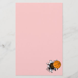 doorbraak basketbal briefpapier