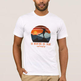 doorbraak naar buiten , bergen zijn ca t-shirt