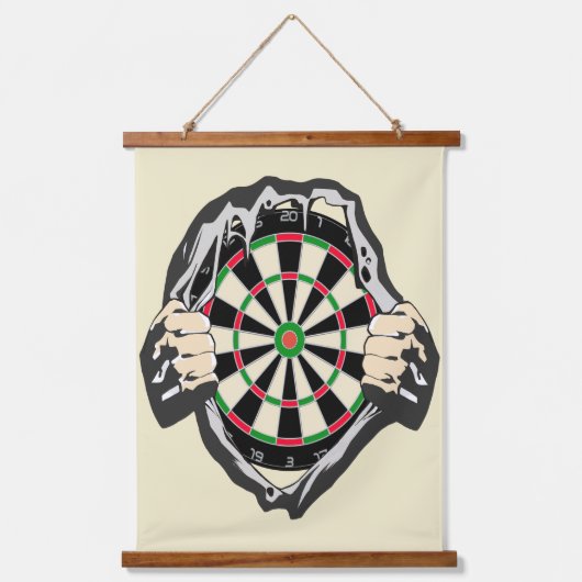 Doorbraak naar de Bullseye – Ultimate Dartboard Hangend Wandkleed (Voorkant)