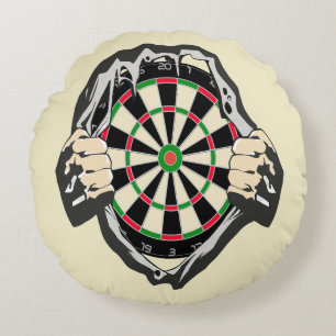 Doorbraak naar de Bullseye – Ultimate Dartboard Rond Kussen