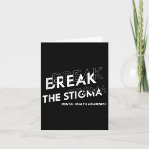 Doorbreek het stigma Mental Health Awareness Tankt Kaart
