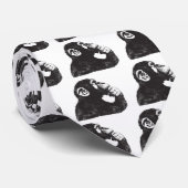 Doordacht aap stropdas (Opgerold)