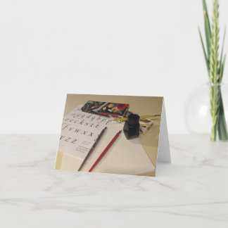 Doordacht artistiek Wenskaart Kaart