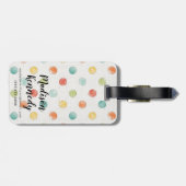 Doordacht Butterflies Stap Bagagelabel (Achterkant horizontaal)