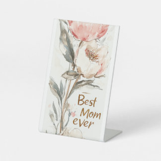 Doordacht cadeau voor Moederdag & Verjaardagen Reclamebord Met Voetstuk