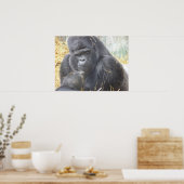 Doordacht Gorilla Poster (Keuken)