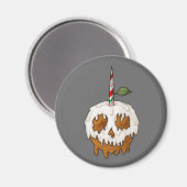 Doordacht karamel Apple Skull Magnet Magneet (Voorkant / Achterkant)