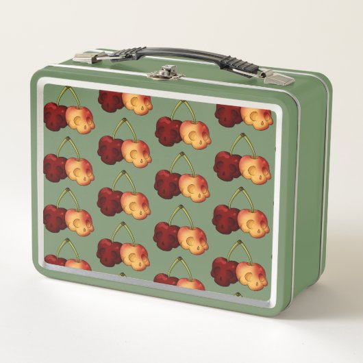 Doordacht Sweet Cherry Skull Lunch Box (Voorkant)