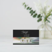 Doordacht voor een Art Goal Card Visitekaartje (Staand voorkant)
