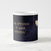 Doordachte herinnering met een hartvormig maanjumb extra grote beker (Voorkant)