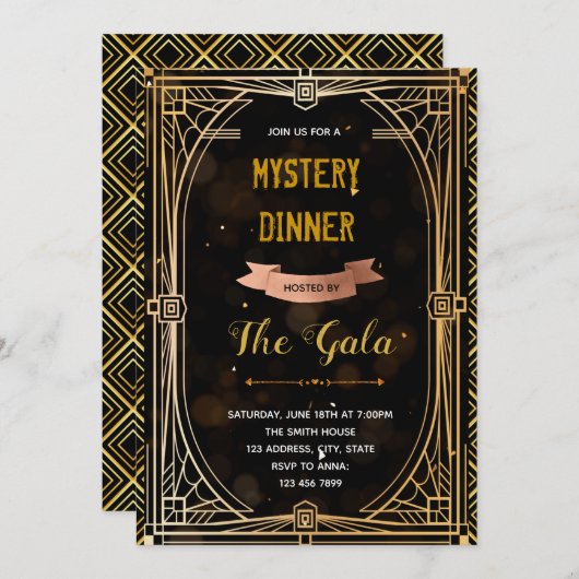 Doordenmaaltijd uitnodiging uit 1920 (Voorkant / Achterkant)