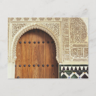 Doordoorgang bij het Alhambrapaleis in Granada, Sp Briefkaart