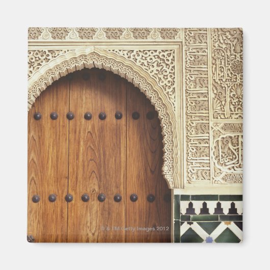 Doordoorgang bij het Alhambrapaleis in Granada, Sp Magneet (Voorkant)