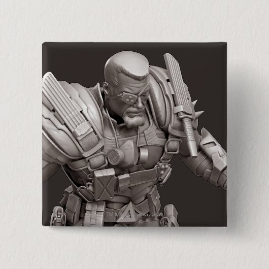 Doordringingsuitwisselaar Vierkante Button 5,1 Cm (Voorkant)