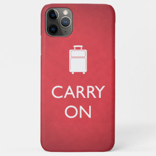 DOORGAAN - Bagage - Grappige Rode iPhone 11 Pro Max Hoesje