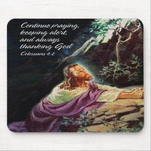 Doorgaan met Praying1 Mousepad Muismat