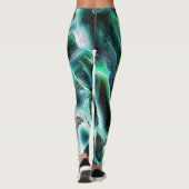 Doorgehakte ruwheid van virtuele rivieren en regen leggings (Achterkant)