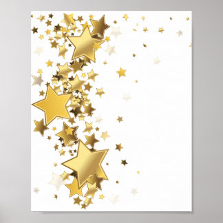 Doorgewinterde sterren poster