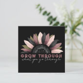 Doorgroeien... Kaart (Staand voorkant)