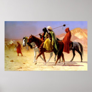 Doorkruisen van de woestijn poster