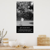 Doorlatendheid over het gehele bekken poster (Keuken)