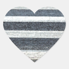 Doorlopen of Zebra Hart Sticker