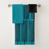 Doorlopende rechthoeken bad handdoek (Insitu)