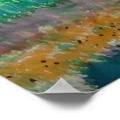 Doorlopende verf poster (Hoek)