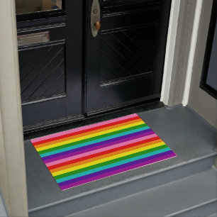 Doormat regenboogvlag LGBTQIA Gay Pride Deurmat
