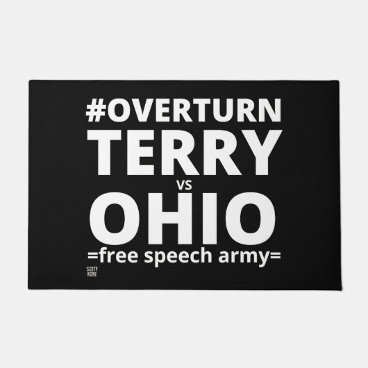 doormat "TERRY vs OHIO" Deurmat (Voorkant)