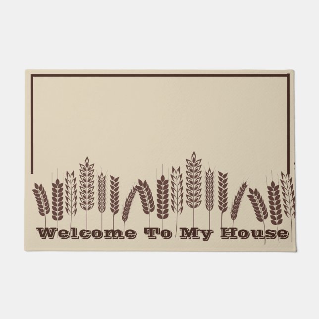 Doormat-Wheat Welcome Deurmat (Voorkant)