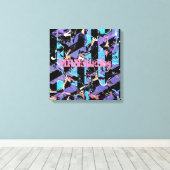 Doorn in het oog canvasprint canvas afdruk (Insitu (Houten vloer))