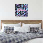 Doorn in het oog canvasprint canvas afdruk (Insitu (Slaapkamer))