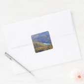 doorn pas vierkante sticker (Envelop)