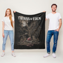 Doornen van Eden - Gotische Streetwear Design Fleece Deken