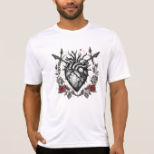 Doornhart en pijlen Tattoo T-shirt (Voorkant)