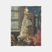 Doornroosje (door John Collier) Fleece Deken (Voorkant)