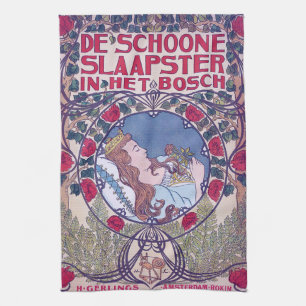 Doornroosje, Hoesje kunst, Van Caspel Theedoek